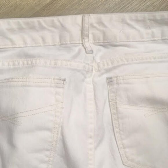 Gap 1969 white denim jeans size 2 - Picture 8 of 9